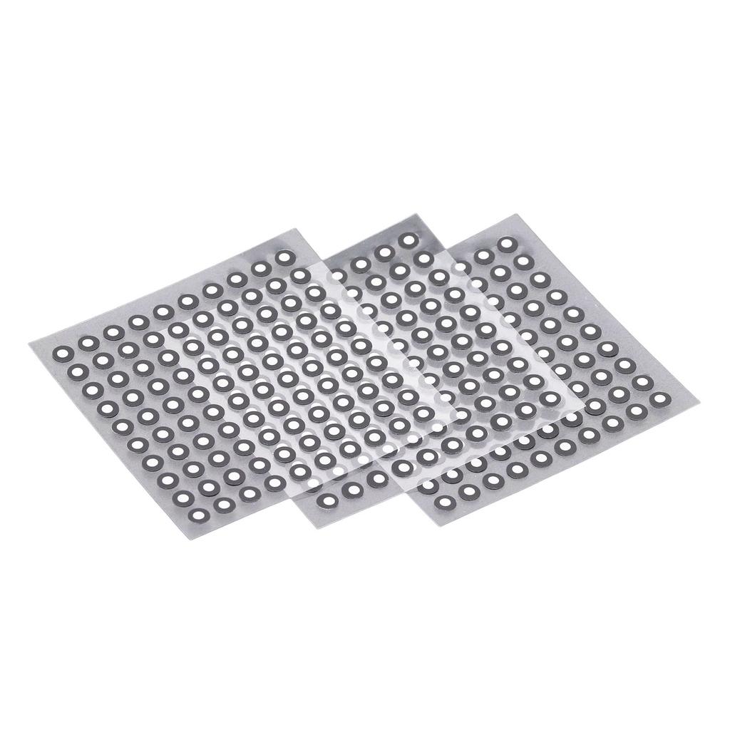 3 Sheets Scanner Positioning Points 3D Scanning Reflective Film Sticker Reference Marking Point 3mm ID 6mm OD
