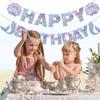 Mermaid Birthday Banner - Mermaids Banner, Mermaid Birthday Decorations for Girls, Boys, Kids - Mermaids Party Supplies Decoration for Ocean Theme