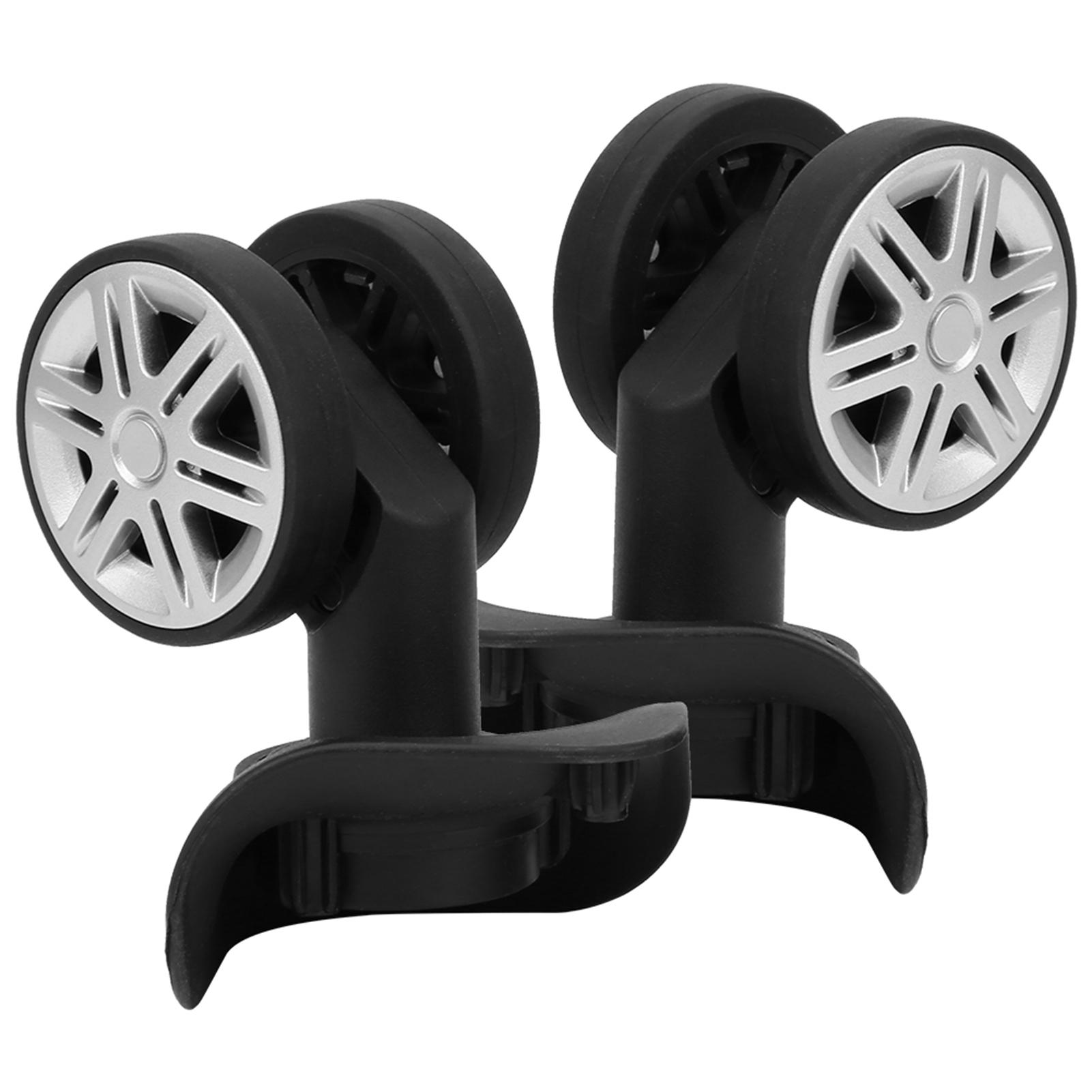 

1Pair DrawBar Box Accessory Universal Wheel Suitcase Luggage Carrier Wheel Replacement