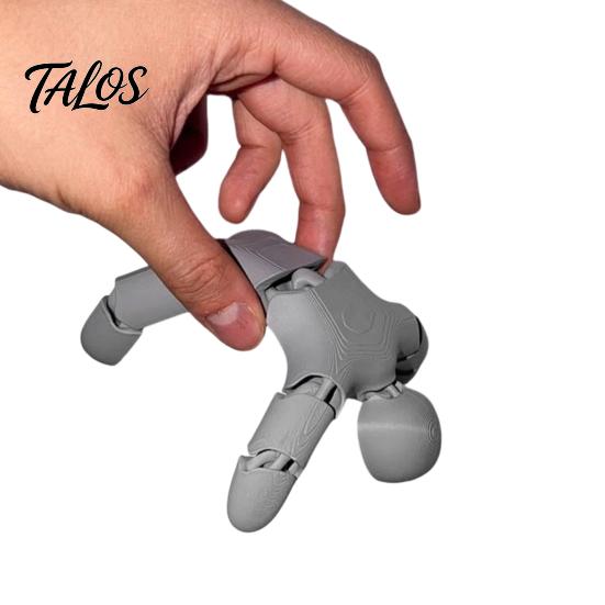 Desktop Decompression Toy 3D Printed Articulated Figure, Movable Joints Figurine, Compact Small Robot Desk for Kids Adults, Stress Relief Fidget Home