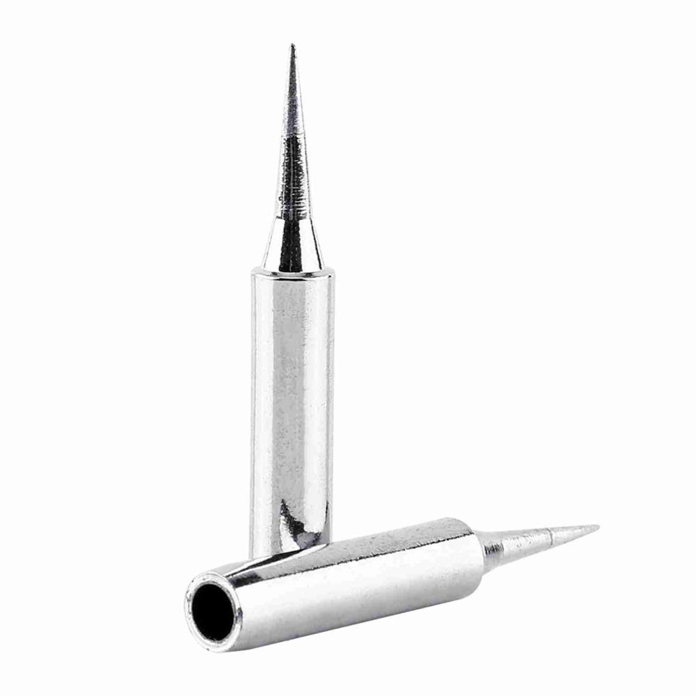 10PCS Precision 900M-T-I Soldering Iron Tips Copper Replaceable Soldering Tips Welding Head Tool Compatible with 936, 937