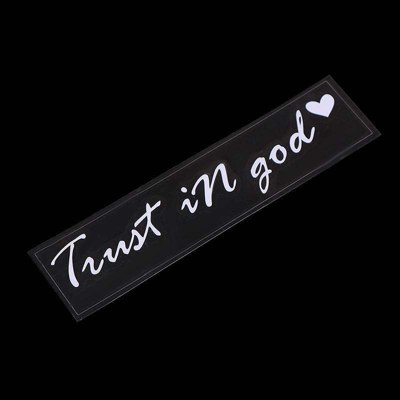 Trust In God Believe In God Rearview Mirror Stickers God Letter Stickers Are Suitable For All Kinds Of Cars And Motorcycles