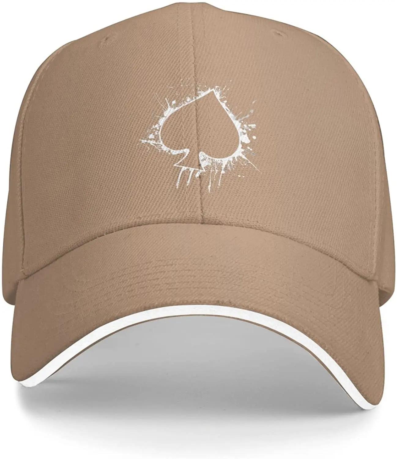 

Poker Ace of Spades Cotton Dad Hat Classics Baseball Cap Adjustable Polo Trucker Unisex Style Headwear One Size