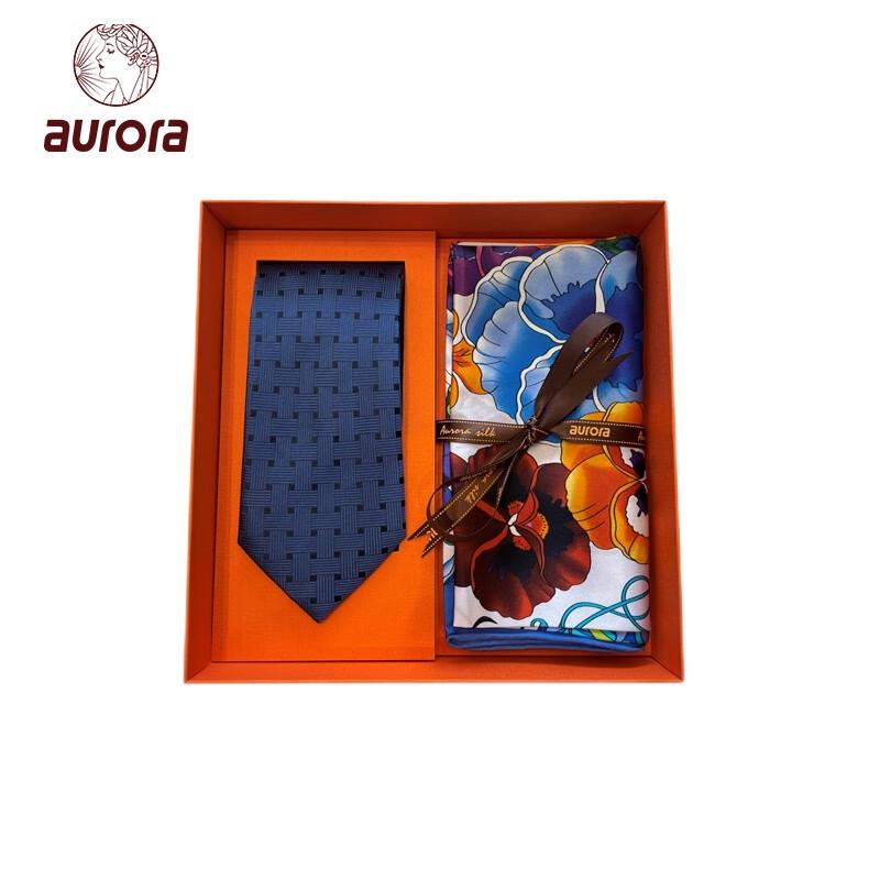 Aurora Silk Scarf and Tie Set