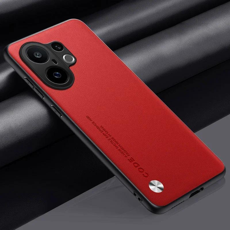 Plain PU Leather Case for VIVO S30 Pro Mini Camera Silicone Matte Bumper Soft Frame Shockproof Phone Back Cover for VIVO S30 5G