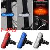 1-4Pcs Waterproof LED Bike Tail Light USB Rechargeable Bicycle Rear Safety Warning Light Portable Light Mountain Bike Lights