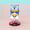 Figura de PVC Sonic The Hedgehog com Suporte para Celular para Exibição de Controle Decoração de Jogos