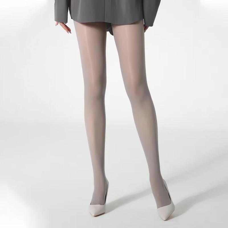 

SIMPLEJEWEL 1pcs/3pcs Tights Oil Sparkly Pantyhose for Women High Waist Sparkly Tights Oil Sparkly Tights One Size серый