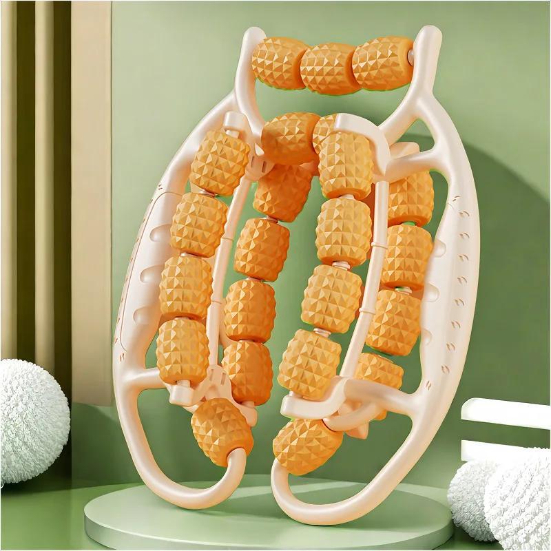 Newest 29 Wheel Leg Clamp Massager Body Slimming Roller Anti Cellulite Massage For Relaxation