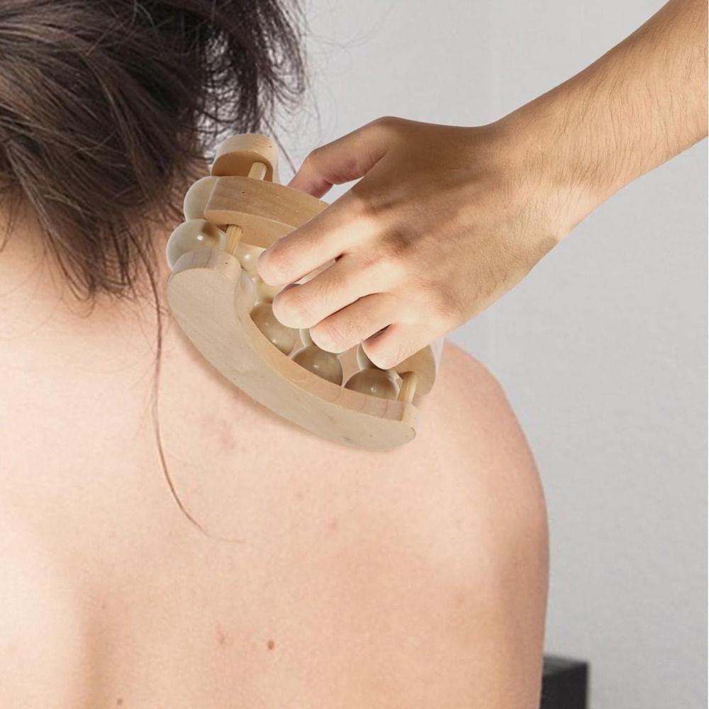 10 Bead Lymphatic Drainage Roller Natural Lymphatic Drainage Massager Body Massage