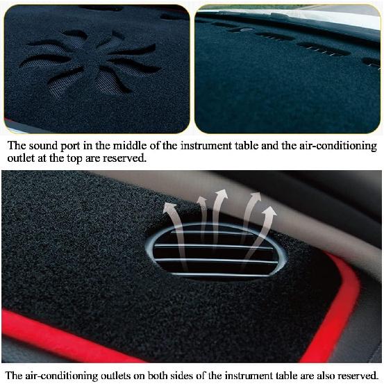 Custom Dash Cover Fit for Toyota Tundra 2022 2023 2024 2025 Non-Slip Interior Decoration Sunshade Glare UV Rays Protector Dashboard Mat Carpet