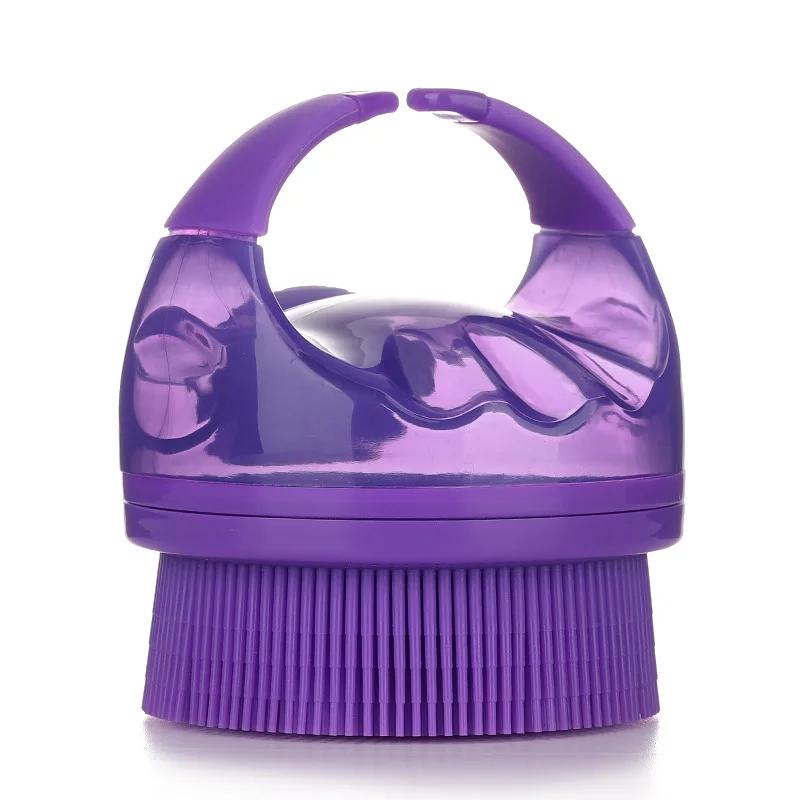 Silicone Bath Brush Soft Massage Brush Silicone Body Shower Scrubber with Soap Dispenser Soft Bristles Bath Massage Body Brush