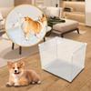 Dog Toilet Pee Pad Holder for Puppy and Small Size Dogs with High Walls Easy To Clean Durability