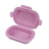 Travel Soap Dish Flip Top Soap Box Portable Soap Container  for Bathroom & Outdoor Use