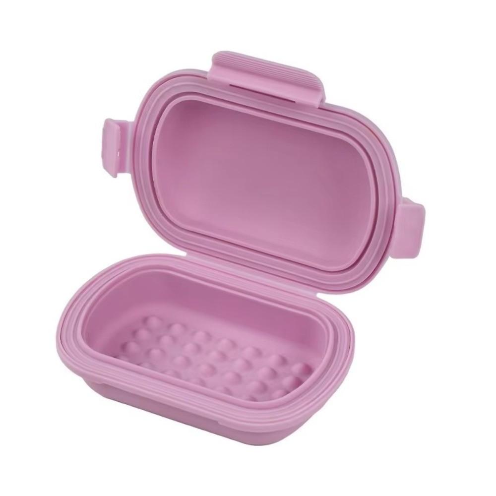 Travel Soap Dish Flip Top Soap Box Portable Soap Container for Bathroom & Outdoor Use