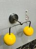 Mid-Century Modern Brass Wall Sconce: Italian Diabolo Style