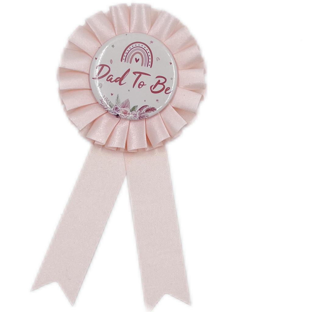 Dad-to-Be & Mom-to-Be Party Tinplate Badge