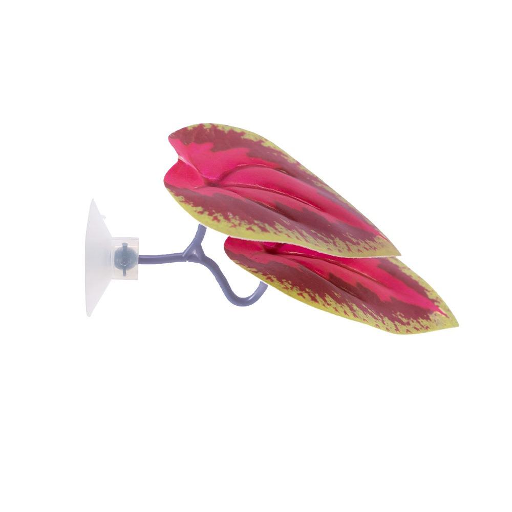 Plastic Betta Fish Rest Leaf Simulated Lotus Leaves/Artificial Leaf Suction Cup Fish Spawning Ornamental Plant