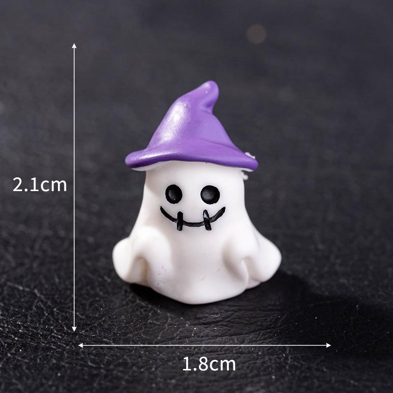 Halloween & Easter Car Accessories Set - Mummy Skull Rabbit Magic Cottage with Ghost Pumpkin Mini Scene Decor