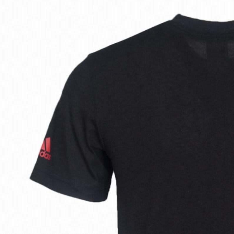 Adidas Rose Gfx Tee Crew Neck Short Sleeve T-Shirt Men Tops Black CD8072