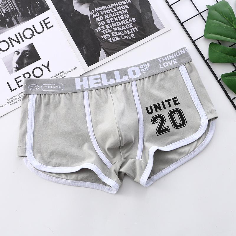 Men’s Trendy Pure Cotton Breathable Boxer Briefs for Teens and Adults