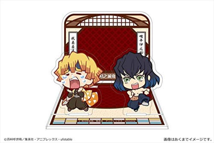 Demon Kimetsu no Yaiba Acrylic Diorama Stand 2 Zenitsu Inosuke Slayer Vol. &