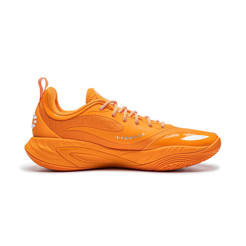 Scarpe da Ginnastica da Uomo Li-Ning DLO2 Scarpe da Basket da Uomo Basse Arancio Ghiaccio