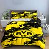 Yellow-black splatter with BVB. Bedding sets Duvet cover sets Duvet covers Pillowcases(1 * Duvet Cover 2 * Pillowcases, without duvet insert)