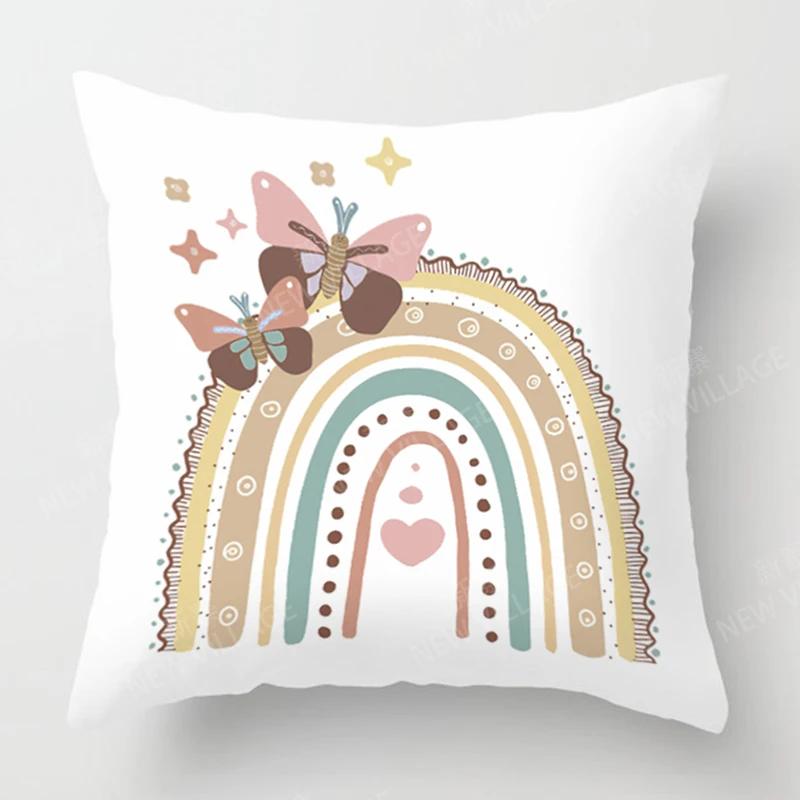 Nordic Fall  Style Home Decor Pillowcase Living Room Sofa Decor Chair Car Bedroom Decorative Pillowcase Soft Throw Cushion Cover