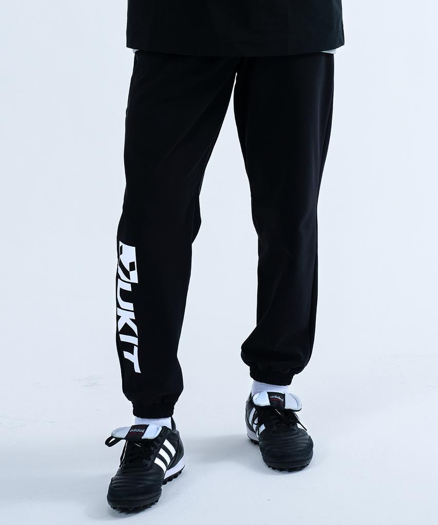 Jukiteu [Free Gift Included] A1 Woven Flow Jogger Pants (Fleece-Lined) - Black
