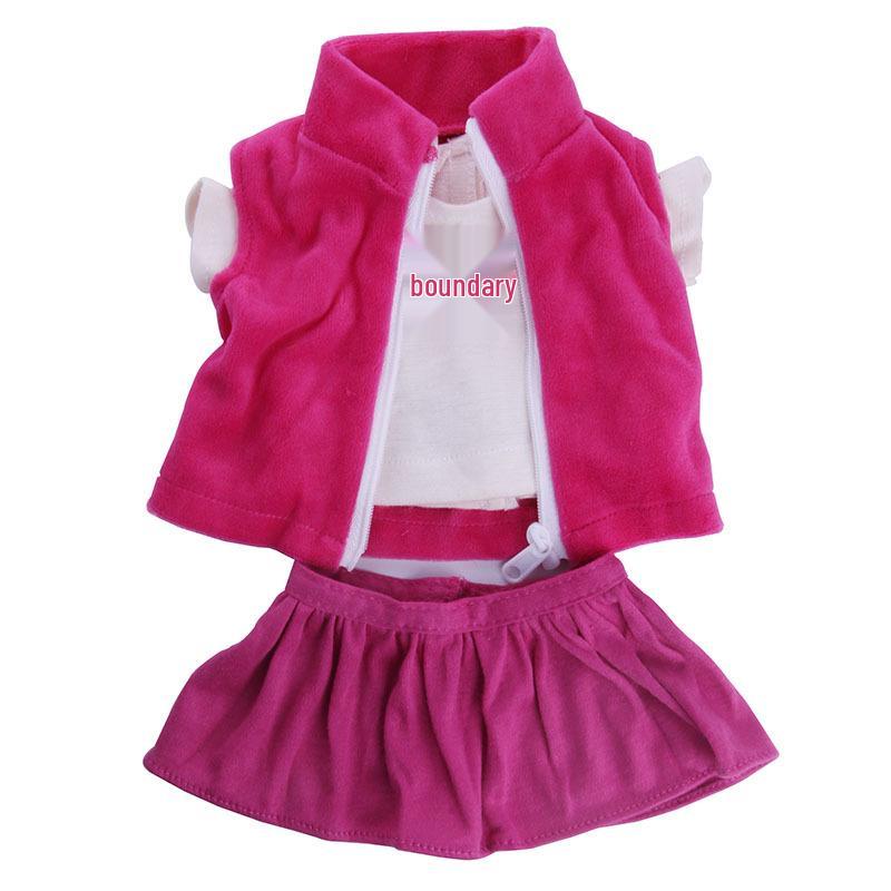 סט ז'קט בן שלושה חלקים ואביזרים לבובת American Girl בגודל 18 אינץ'