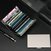 10 Card Slots Business Card Holder Stainless Steel Cards Album Card Antimagnetic Case Card Bag Travel Accessories Bank Card Case