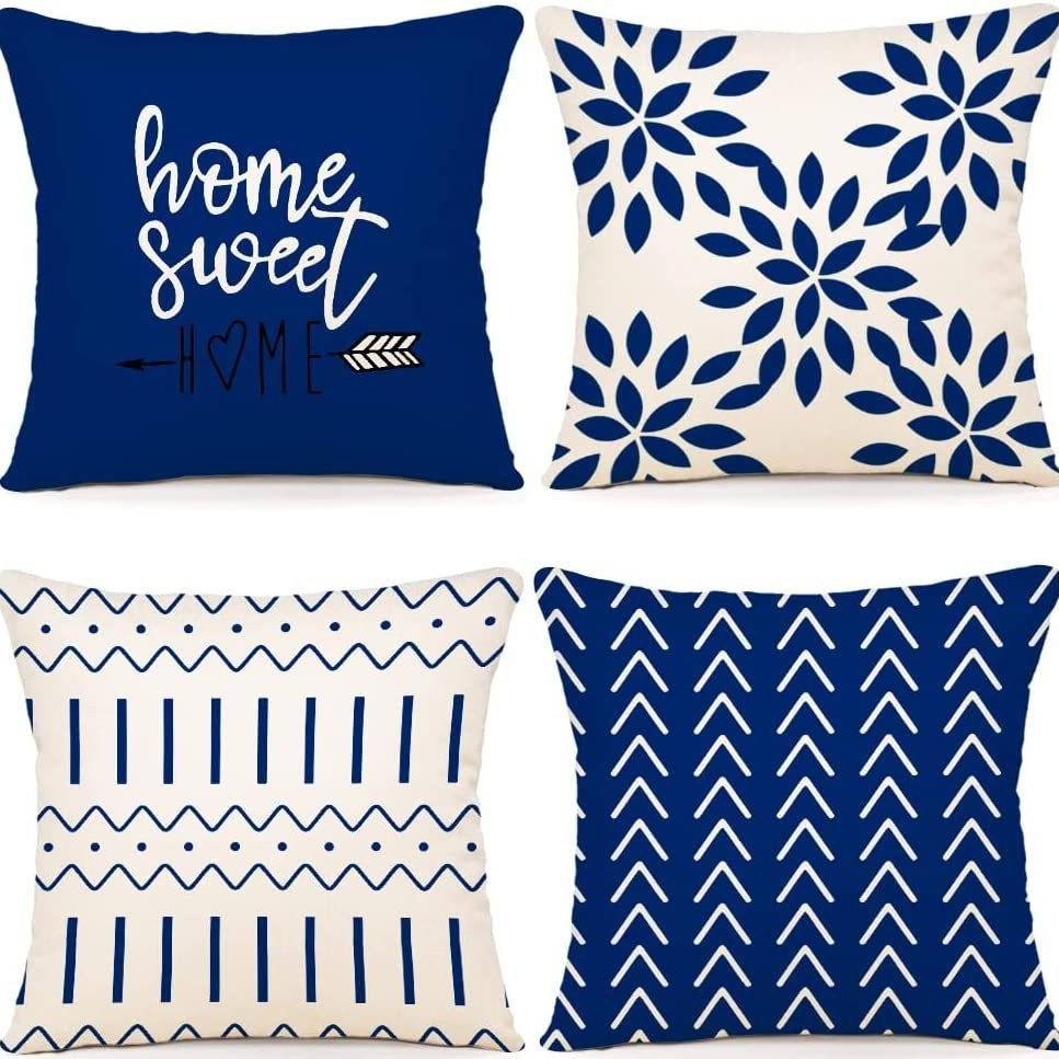 Modern Sofa Pillowcase Outdoor Decoration Linen Pillowcase Decoration Living Room Bedside Pillowcase