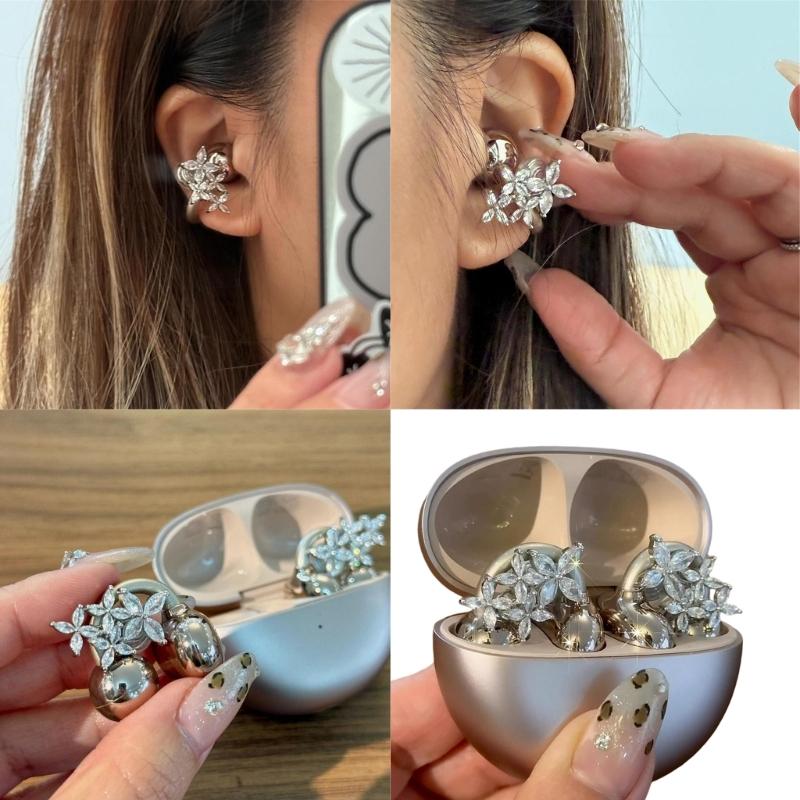 Verstellbarer Kopfhörerclip aus Metall zum Aufstecken – DIY-Dekoration, personalisierbar, passend für die meisten Ohrhörer (4–8 mm)