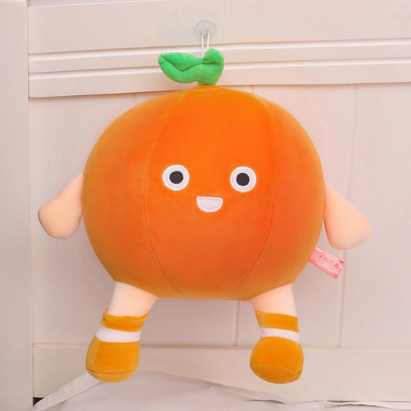 

Simulation Orange Plush Toy Creative Fruit Girls Children Birthday Gift Holiday 25cm