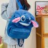 Stitch Backpack Plush Backpack Blue