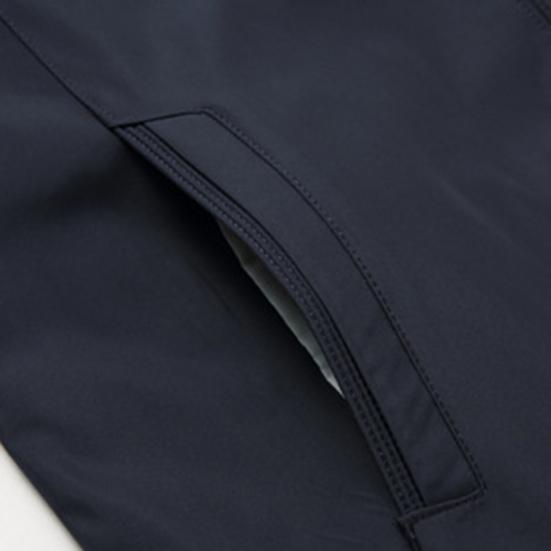 Lapel Long Sleeves Pockets Zipper Placket Men Coat Spring Autumn Casual Tin Type Slim Fit Jacket Coat