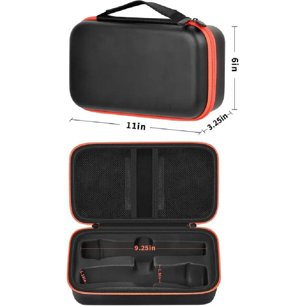 Wireless Microphone Case for JBL Wireless Two Microphone System Universal Handheld Dual Mic Travel Bag for Singing Karaoke