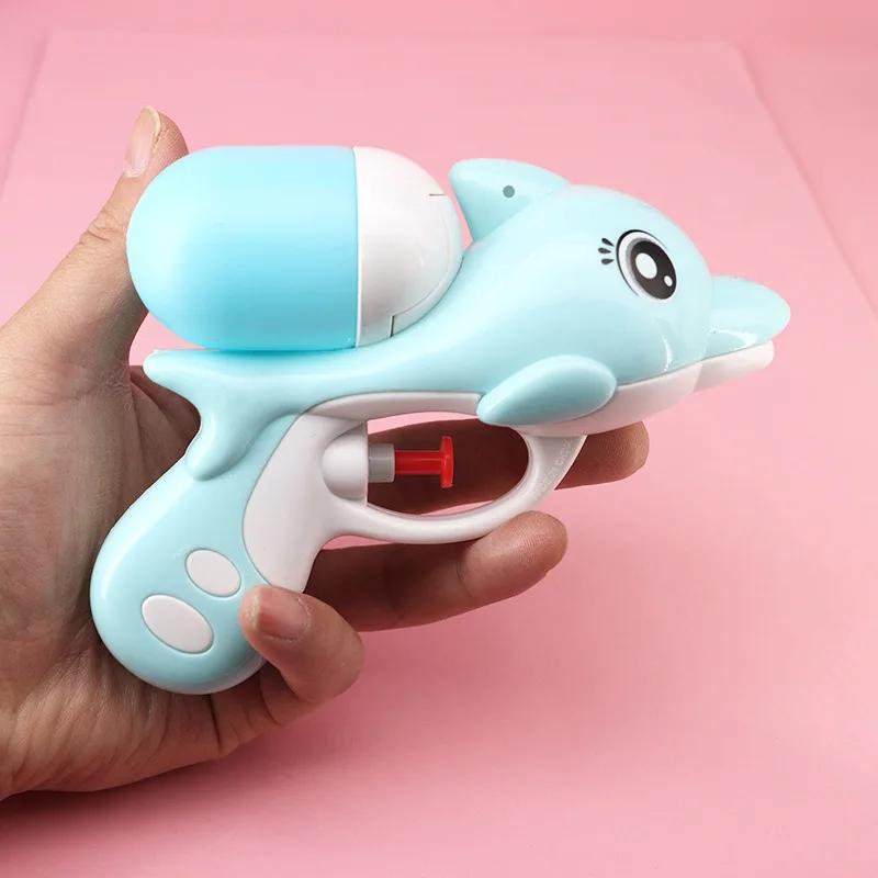 Cartoon Dolphin Space Water Gun Blasting Toy Super High Pressure For Summer Play Water Pool Kids Boys Favors Gift Rafting Toys