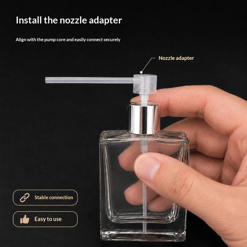 Multi-Functional Perfume Refill Tools Set Food Safe Plastic Syringe Dropper Funnel for Travel Small Bottle Refill