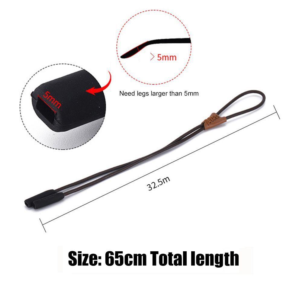 Lanyards Reading Glasses Chain PU Leather Eyewear Chain Sunglasses String Rope Eyeglasses Strap