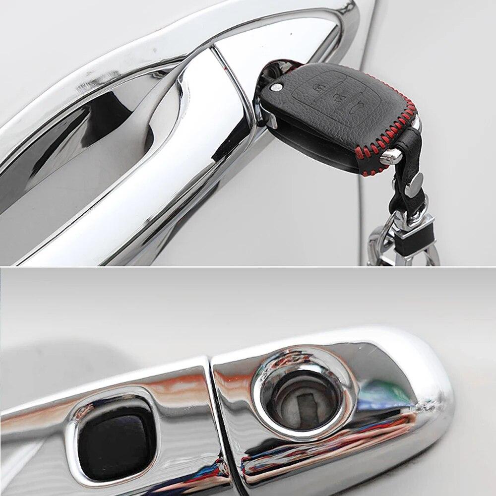 Chrome Handles Cover  Trim Set for Toyota Land Cruiser Prado J120 120 2003~2009 LC120 Accessories Stickers Car Styling 2004 2005