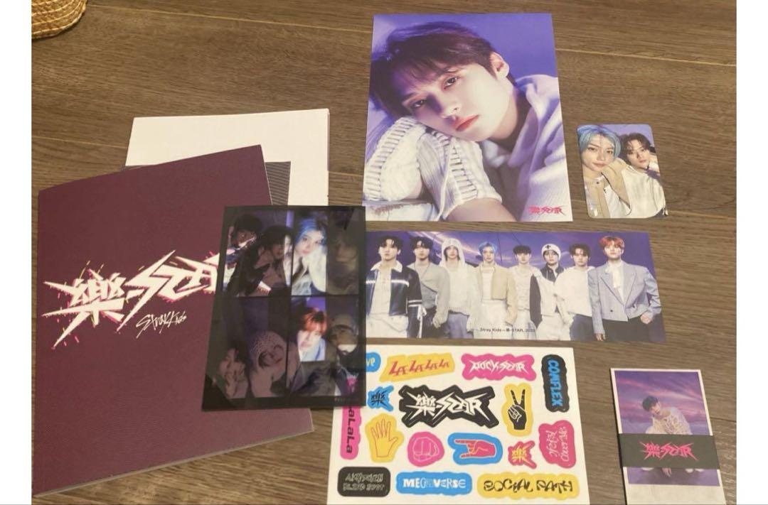 

[USED] Stray Kids Limited Edition Trading Card Raku Star Reno Mini Poster