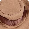 Bearded Dragon Cowboy Hat Adjustable Multifunction  Soft Reptile Bib Halloween Removable Bib Cute for Small Animal