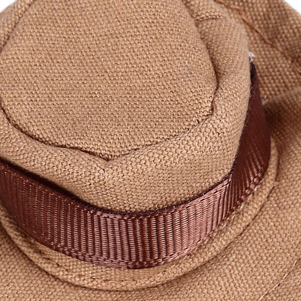 Bearded Dragon Cowboy Hat Adjustable Multifunction  Soft Reptile Bib Halloween Removable Bib Cute for Small Animal