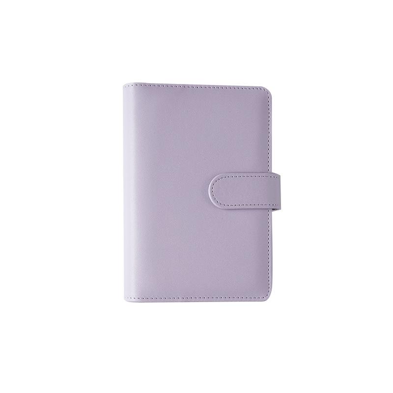 (Bezpłatne grawerowanie logo) Notatnik studencki A5/A6 w jednolitym kolorze, z klamrą magnetyczną, zawiera metalowy segregator, pamiętnik, notatnik, podręcznik