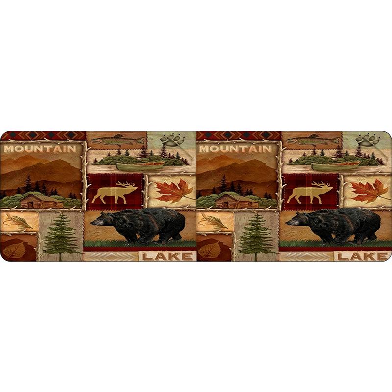 Retro Crystal Velvet Luxury Floor Mat – Dirt-Resistant, Easy-Clean, Large Area Entry or Bedroom Rug