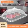 Foldable Mesh Food Cover for Dining Table Dust-Proof Insect-Proof Protector