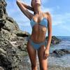 Bikini 2024 Elegante Traslucido Non Trasparente Traspirante con Laccetti per Abbronzatura Senza Segni