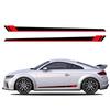 2PCS Car Door Side Stickers For TT RS A3 A4 A5 S3 S4 S5 RS3 RS4 RS5 RS6 Racing Vinyl Decals Auto Exterior Car Accessories